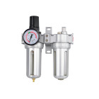 Gaisa reduktors ar filtru un eļļotāju 1/4" 2 el.