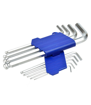 Imbusatslēgu komplekts Geko, 9 elementi, 1,5–10 mm / 190 mm (10/40)