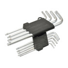 TORX atslēgu komplekts, 9 elementi, T10–T50, 190mm (10/40)