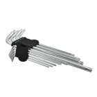 Torx atslēgu komplekts GEKO, 9 elementi, T15–T55, 260 mm