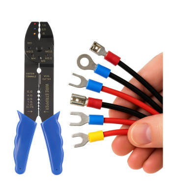 Neizolētu konektoru presēšanas knaibles 0,5–5 mm², 8