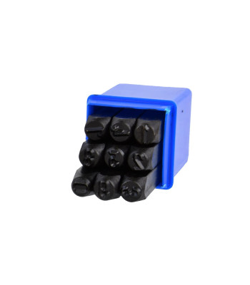 Ciparu numeratori, 9 elementi (25/50), 8 mm