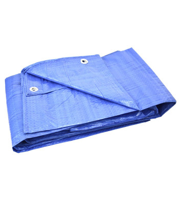 Brezents, viegls, zils, +/-5%(3), 8x10m