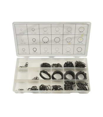 Ārējo Seeger fiksācijas gredzenu komplekts, 300 gab. (20), 3–32 mm