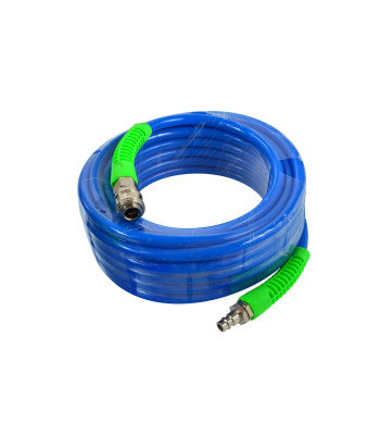 Pneimatiskā pastiprinātā PU šļūtene zila (10), 10 m, 12mmx8mm