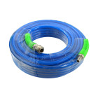 Pastiprināta PU pneimatiskā šļūtene, zila (10) 20m 12mmx8mm