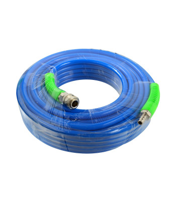 Pastiprināta PU pneimatiskā šļūtene, zila (10) 20m 12mmx8mm