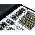 TORX, SPLINE un HEX uzgaļu komplekts no CrV tērauda, metal box (10), 40 elementi