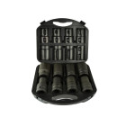 Triecienuzgaļu komplekts pārslēdzamai atslēgai, 8 gab. (5), 1", 19–41mm