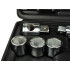 Sešstūru uzmavu atslēgu komplekts GEKO, 26 elementi, 3/4", 1", 21–65 mm
