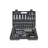 Uzmavu atslēgu un bitu komplekts, Torx, H tips (4), 108 elementi, 1/4", 1/2"