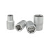 Uzgriežņu atslēgu galviņu komplekts, 4 gab., 1/2", 10–13–17–19 mm