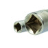 Torx galviņu komplekts uz metāla sliedes GEKO, E4–E16, 1/4&1/2", 9 gab.