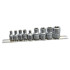 Torx galviņu komplekts GEKO, 9 gab. (50), E5–E16, 1/4 un 3/8