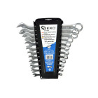 Satīna kombinēto atslēgu komplekts CRV/CLIP (20), 12 elementi, 6–22 mm