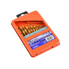 Metāla urbju komplekts HSS TiN metāla kārbā, 13 gab., 1,5–6,5 mm (20/80)