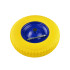 Pilns PU ritenis ķerrai Flower/dzeltens (5), 4.00-8