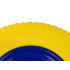 Pilns PU ritenis ķerrai Flower/dzeltens (5), 4.00-8