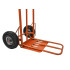 Transportēšanas ratiņi ar salokāmu platformu, oranži, 250 kg, 400 x 300 mm
