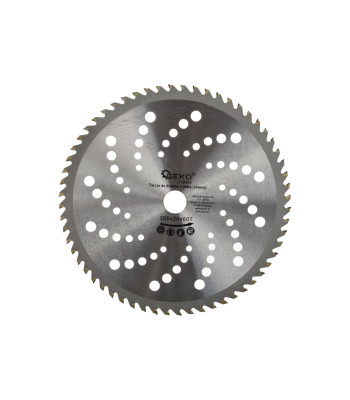 Disks zāģēšanai kokā ar atverēm 205x20x60T