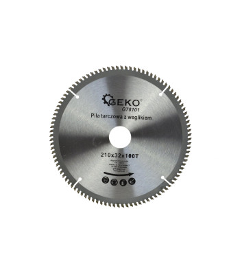 Alumīnija zāģa disks ar cietsakausējuma zobiem un redukciju komplektu 210mmx100Tx32mm (25/50)