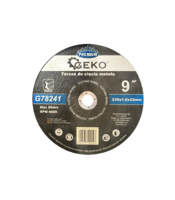 Griešanas disks metālam Inox GEKO Premium (5/25/100) 230x1.6