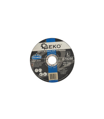 Griešanas disks nerūsējošajam tēraudam GEKO PREMIUM 125x1.0 (10/25/50/400)