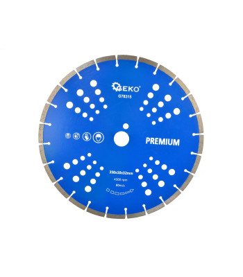 Dimanta segmentētais disks GEKO PREMIUM by laser (10), 350x10x25,4mm