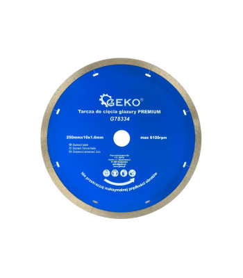 Nepārtraukts dimanta griešanas disks flīzēm PREMIUM 250mmx10x1.6mm (25)