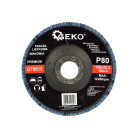 Lamelu slīpdisks GEKO PREMIUM CYRKON 125mm P80 (10/200)