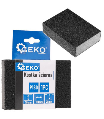 Slīpēšanas klucītis, melns, P180 (1/500), 70x100x25mm