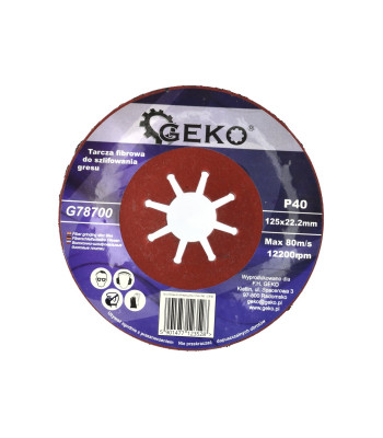 Šķiedras slīpēšanas disks gresam (10/200) P40 125mm