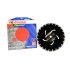 Dimanta segmentētais disks Heidmann, melns, 350x25,4x10mm