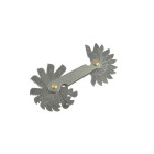 Vītnes mērītājs – metrisko vītņu soļa mērinstruments, 24 lapiņas (100/200), M0.25-6mm