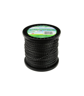 Rievota pļaušanas aukla trimmerim 2.4mmx1LB 122m (24/27)