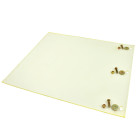Caurspīdīgs gumijas paklājs benzīna vibroblietnei, CNP140C (10), 500x600x5mm