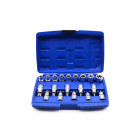TORX uzgaļu un galviņu komplekts, 19 gab., 1/2" (10)