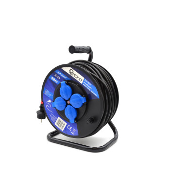 Elektriskais pagarinātājs ar spoli 3x1.5mm2 50m IP44