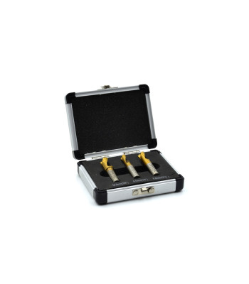 Kroņurbji punktmetināšanai HSSCo, 3 gab. – 6,5 mm, 8 mm, 10 mm