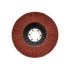 Lamelārais disks no neausta materiāla satīna apstrādes mašīnām, 125 mm x 22,2 mm (10/100)