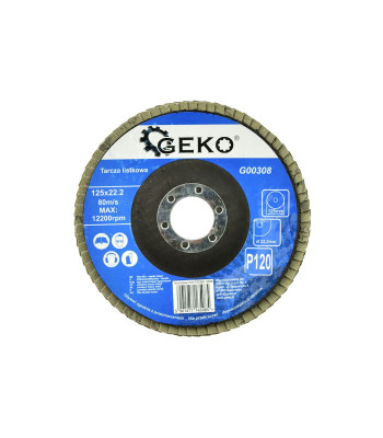 Lamelveida slīpripa GEKO (10/200) 125mm P120