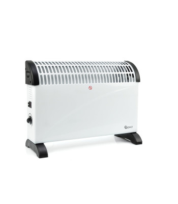 Balts konvektora sildītājs ar termostatu, SMDL01A, 2000W