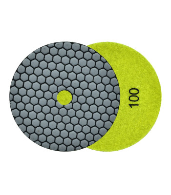 Pulēšanas disks sausai gres flīžu slīpēšanai, 125mm GR100 (5/25/250)