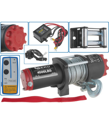 Elektriskā vinča Geko 12V 4500LB