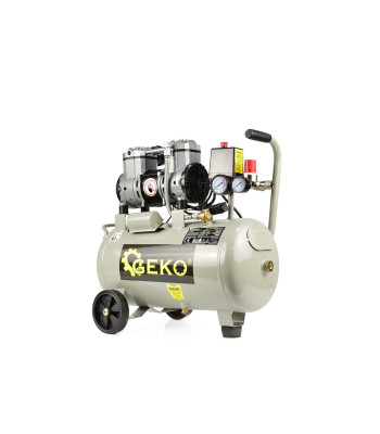 Bezeļļas divvirzuļu kompresors 24L 980W