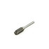 Rotējošā vīle metālam (cilindriska ar noapaļotu galviņu) (200/300) 12x25mm, kāts 6mm