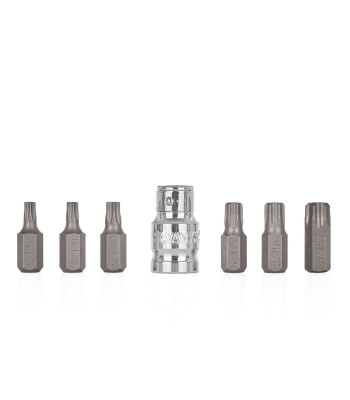 7 elementu TORX uzgaļatslēgu komplekts T25–T55