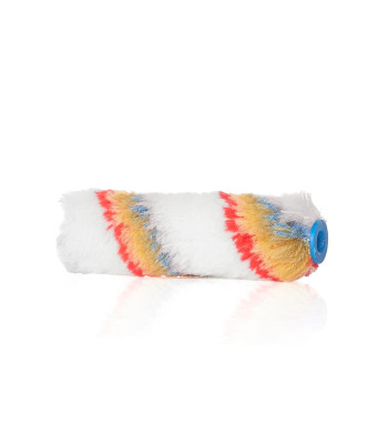 Poliakrila krāsošanas rullītis (multicolor) 10cm 18mm fi-6mm