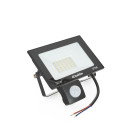 LED prožektors ar kustības sensoru, auksti balta gaisma, 30W, 6500K