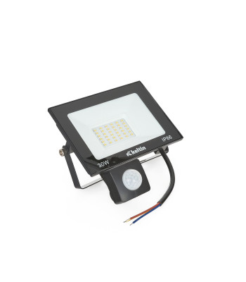 LED prožektors ar kustības sensoru, auksti balta gaisma, 30W, 6500K